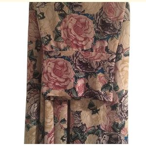 LuLaRoe 2XL Maxi Dress - flower print
